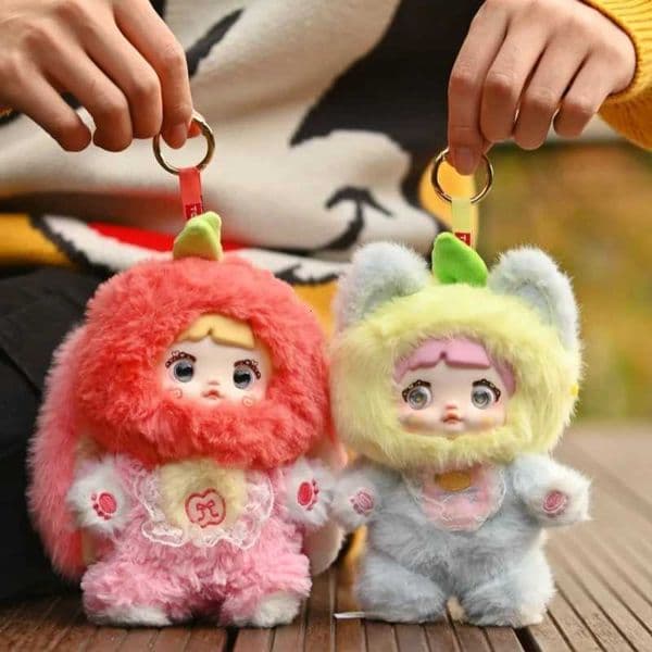 Nommi V3 Interesting Fruits Series Dream Eyes Vinyl Blind Box Plush Doll Bag Pendant Mystery Box Action Figure Children Toy Gift X2508151