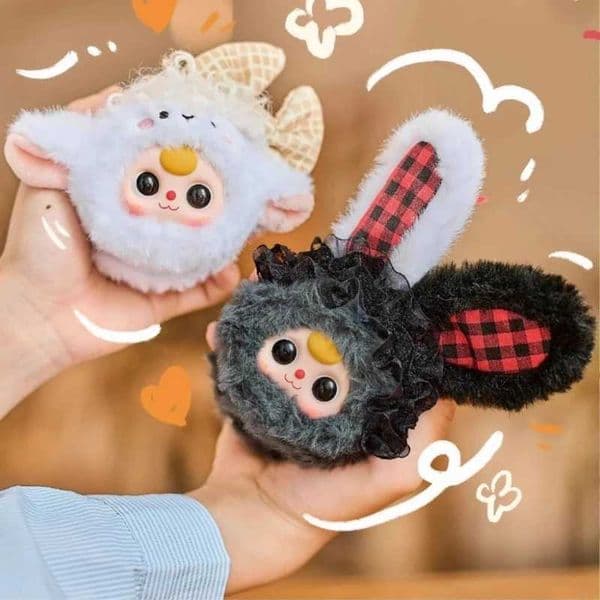 Baby Three Makeup Mirror Vinyl Doll Plush Trendy Play Blind Box Cute Trendy Mobile Desktop Pendant Girl Birthday Surprise Gift X250815