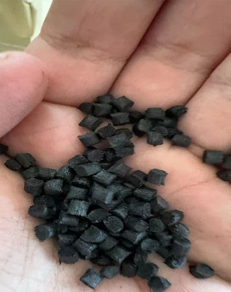 PA6 modified nylon glass fiber black plastic pellets injection molding grade≥18kJ/m² Izod Impact 801G33