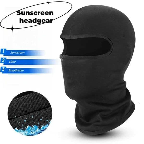 UV and Sun Protective Cycling Mask Polyester Mask for Skiing Cycling and Outdoor Sports - Adjustable Sports Hood W250816