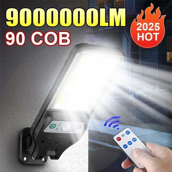 9000000LM Solar LED Outdoor Lighting Wall Lamp Motion Sensor Solar Energy Garden Street Lamp Waterproof Solar Outdoor Lights X250815