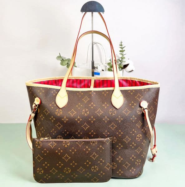 Designer Bag Tote Bag Fashion Totes Leather Handbag Women Bags High Capacity Composite Shopping Bags Old Flower Brown Lattice Bag Quality Travel Beach Bag