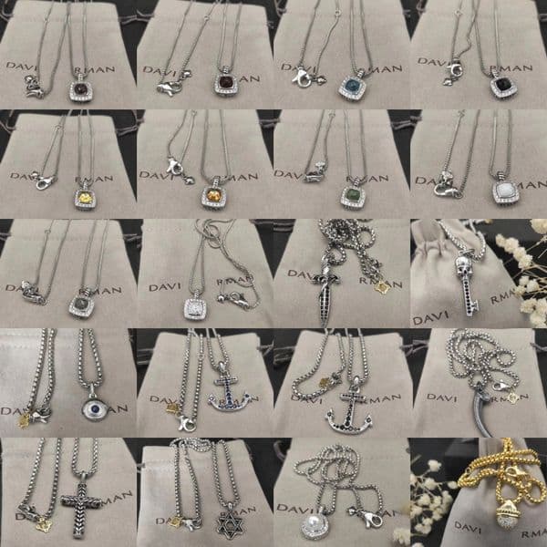 2025 New DY Classical Style Women's Pendant Necklace Diamond Elegant and Exquisite Jewelry for Any Occasion