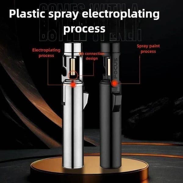 New High-Power 1300° Bottle Opener Multi-Function Direct Injection Blue Flame Lighter Outdoor Barbecue Metal Welding
