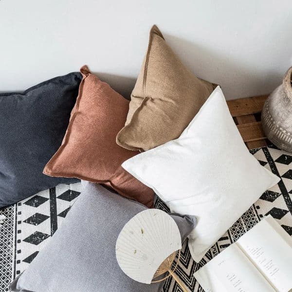 Thicken Cotton Linen Sofa Cushion Cover Decoration Throw Pillow Cover Waist Pillowcase Pillows for Sofa Bed Chair Couch Decor 250815BJ