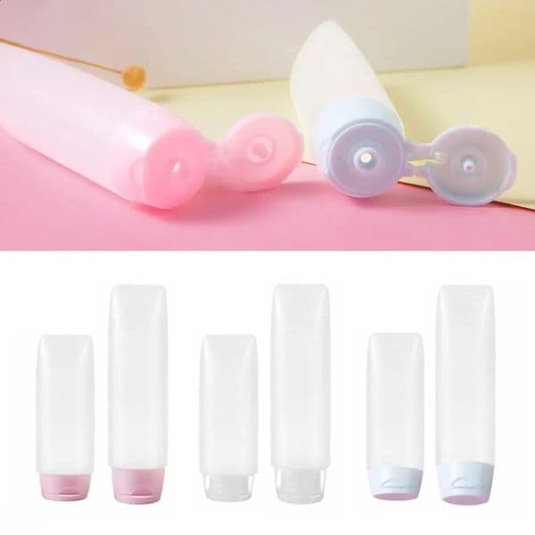 1PC 30/50ml Hose Bottle Squeeze Sub-bottle Travel Cosmetics Lotion Refillable Container Empty Cream Jar 250811