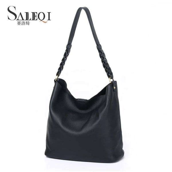 Genuine Grade Cow Leather Women's Bucket Bag Designer Brand Shoulder Crossbody Bags For Woman Cowhide New High Quality 250813 250815