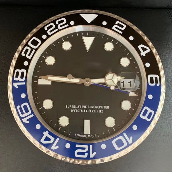 Luxury Clock Date Metal Modern Design Magnifier Wall Clocks Black Large Watch with Cyclops Super Silent Quartz Reloj De Pared Home Decoration W250715