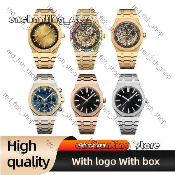 Skeleton Watch Luxury Mens Designer audermars piguets Watch Man Watch High Quality Superclone Watch Chronograph Quartz Mechanical Automatic Vintage Watch Box d3