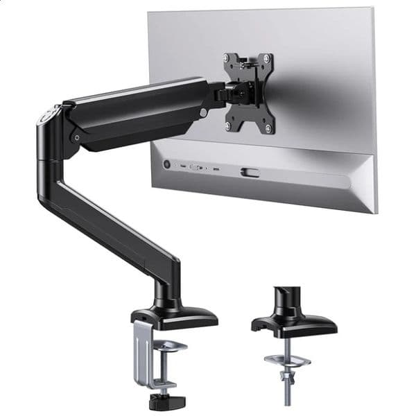 Single Monitor Bracket Up To 32 Inches And 19.8 Lbs Per Screen Computer Desk Mount Stand Adjustable Gas Spring 250813