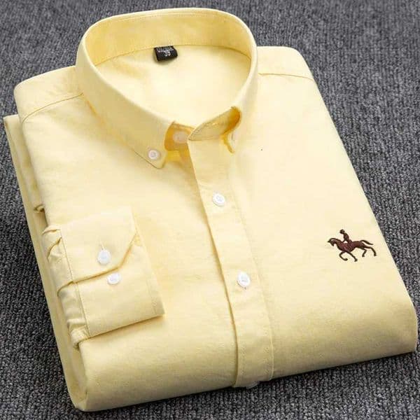 Long Sleeve Pink Shirt For Men Oversize Slim Fit Casual Dress Shirts Four Seasons Cotton Oxford New Fashion Korean Men Clothing Z250818