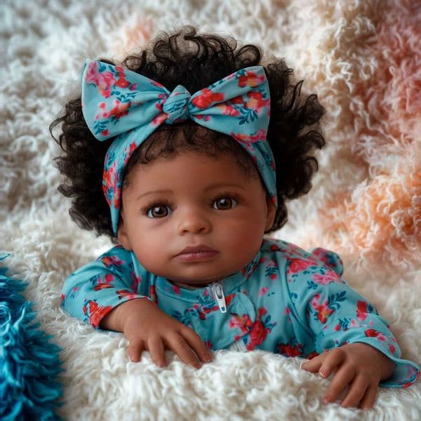 1PC Reborn Doll 20 beautiful soft cloth body doll suitable for children over 3 years old birthday gifts Z250818