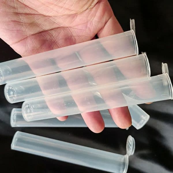 116mm Preroll Doob Cones Packaging Plastic Smoking Accessories Pre Roll Tube Holder Cone With Lid Hand Cigarette Maker Container Case
