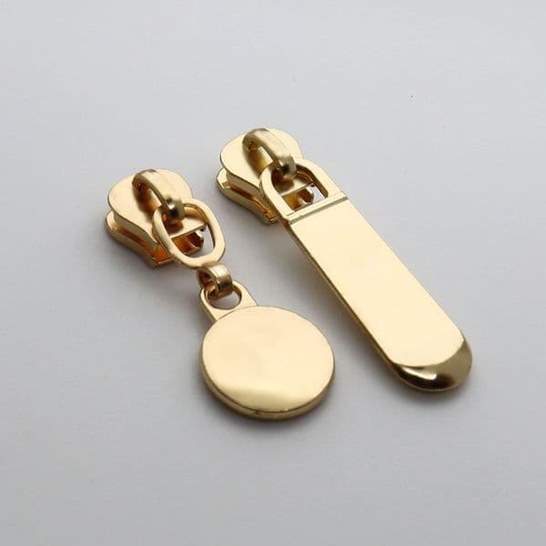 No. 5 Resin Golden Elephant Nose Pull for Clothing and Bag Accessories Zipper Head Source