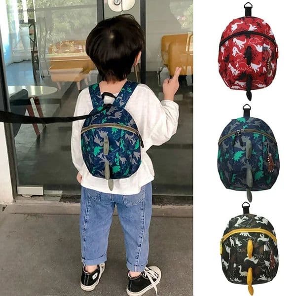 Cute Dinosaur Baby Safety Harness Backpack Toddler Anti-lost Bag Children comfortable Schoolbag toddler anti lost wrist link 250820BJ