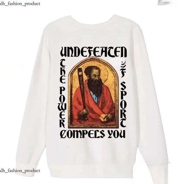 Undefeated Brand Designer Mens Hoodies Hoody Underfeatedly Fingerprint Print Graphic Hooded Pullover Sweatshirts Loose Long Sleeve Men Clothing Hoodie ecd 402