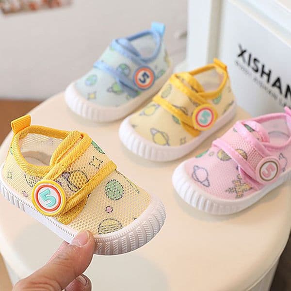 Sneakers Kids Baby Shoes Toddlers Mesh Walking Shoes Infant Casual Shoes Walkfashion Newborn First Walkers Shoes Size 16 - 27 W0558