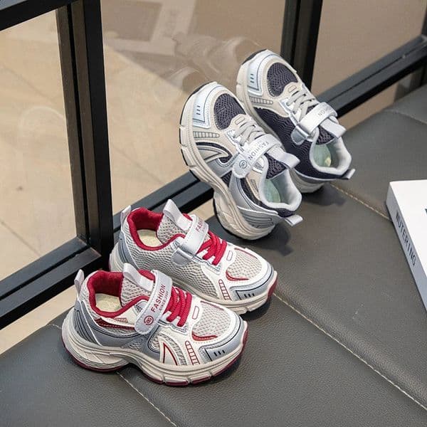 Childrens sports shoes mesh dad shoes Spring and Autumn mens and womens running shoes childrens casual shoes 250821BJ