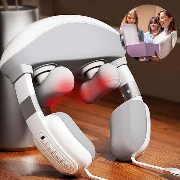 Simulated Finger Multifunctional Massager, Adjustable In Multiple Gears, Fully Wrapped Shoulder And Neck Massage Shawl, Constant Temperature Heating + Stereo