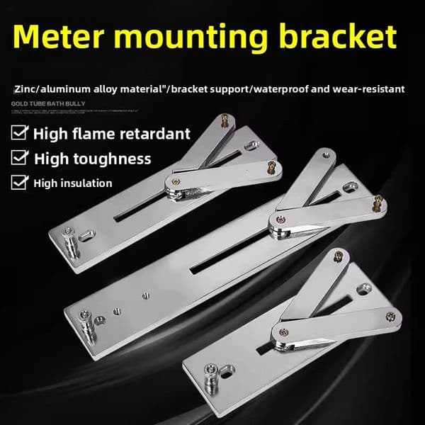 Zinc Aluminum Alloy Universal 270 Three-phase Four-wire Bracket 160 Junction Hanging Distribution Box Electric Meter Rack
