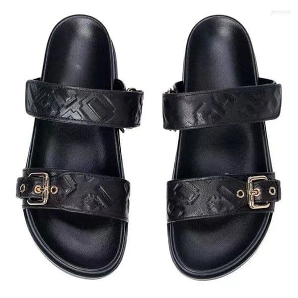 Slippers Designer Women 2025 Summer Casual Comfortable Famle Sandals Vacation Travel Plus Size Zapatos Mujer