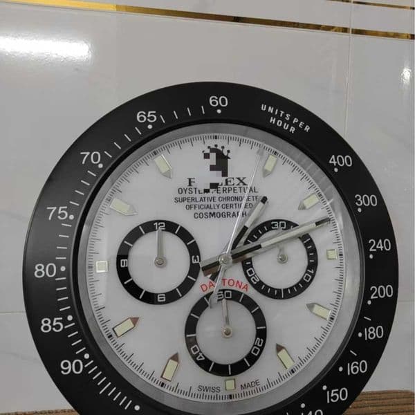 Luxury 14 Inch Metal Shell Water Ghost Watch Wall Clock New Silent Hall Room Suitable For Special Use S25821category W251028 Free Shipping Y260310