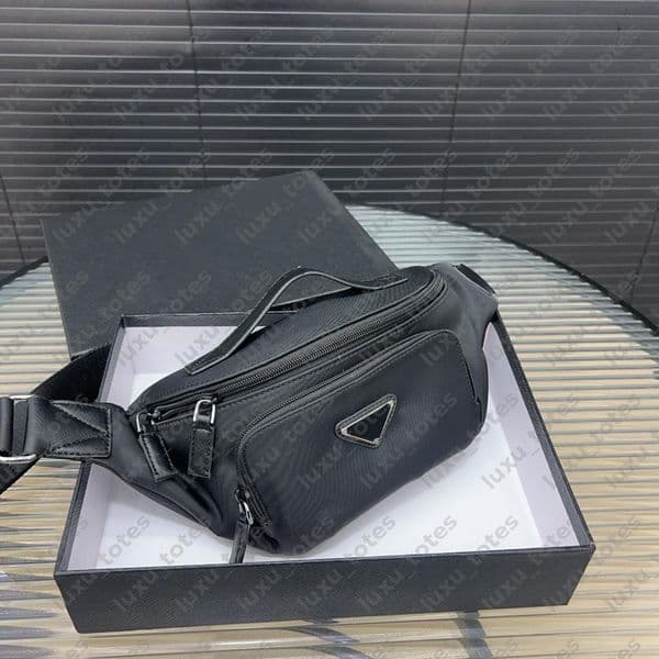 Mens Luxury Bumbag Nylon Fannypack Designer Women Waist Travel Bum Bags Waistpacks Crossbody Belt Bag Fashion Sport Rucksack Purse Wallets