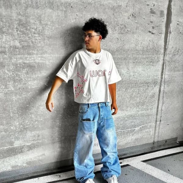 Vintage Print Graphic T Shirts Men Clothing Street Fashion Hip Hop Oversized T Shirt Loose Casual Mens T Shirts Clothes 250822BJ