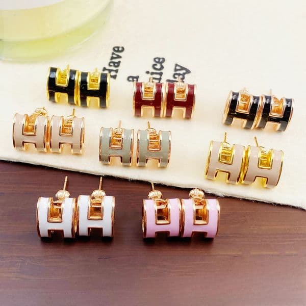 Classic H Earrings Exquisite And High-end Design For Women Jewellery Luxury Stud Girls Party Jewelry Q260525