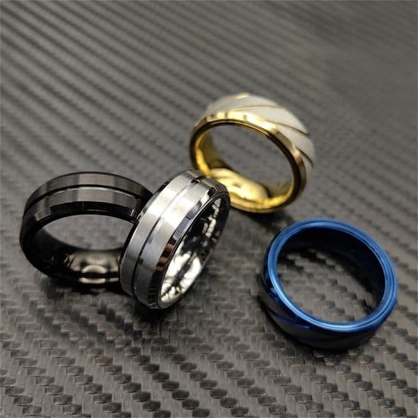EDC Fidget Sliders Fashion Accessory Ratchet Ring Stress Relief for Adults Metal ADHD Casual Fidget Rings Haptic Coin 250821CJBJ