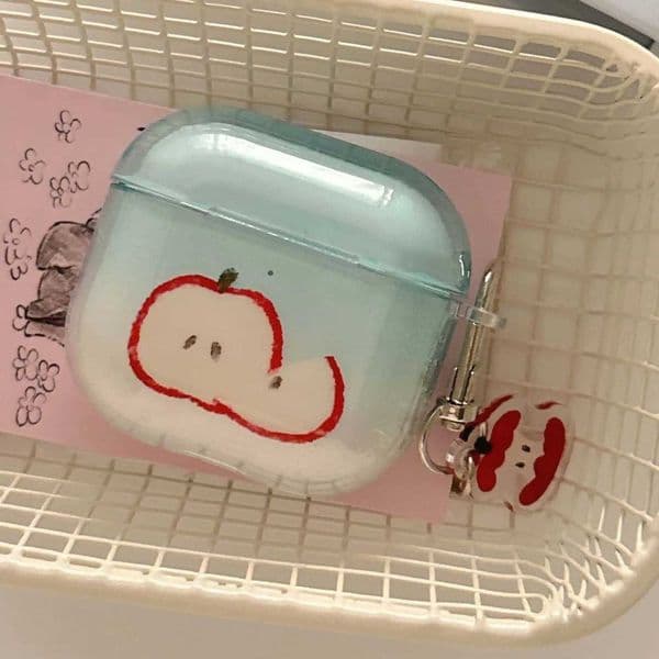 Ins gradient jane wireless bluetooth headset cover for wireless headset 4 pro 2nd 3 2 1 cute fruit earphone case charging box X250822