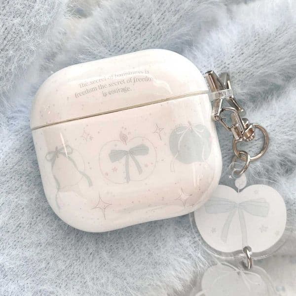 Cute bow imd shell for wireless headset 1 2 3 pro 2nd 4 wireless bluetooth charging box earphone case pendant cover X250822