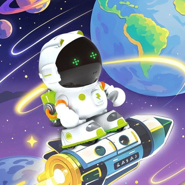 Early Education Intelligent Space Robot Toy Singing Dialogue Voice Control Touch Control Intelligent Robot Gift 250822BJ