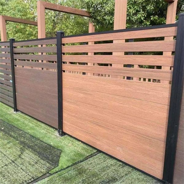 Light Blue Easy Installation Outdoor Decorative Fence Panel