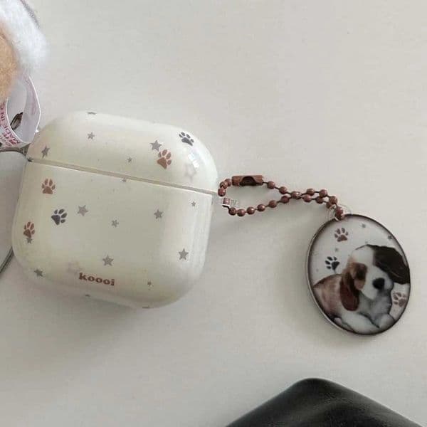 Dog paw print ins puppy pendant imd cover for wireless headset 4 1 pro 2nd 2 3 earphone case wireless bluetooth charging box X250822