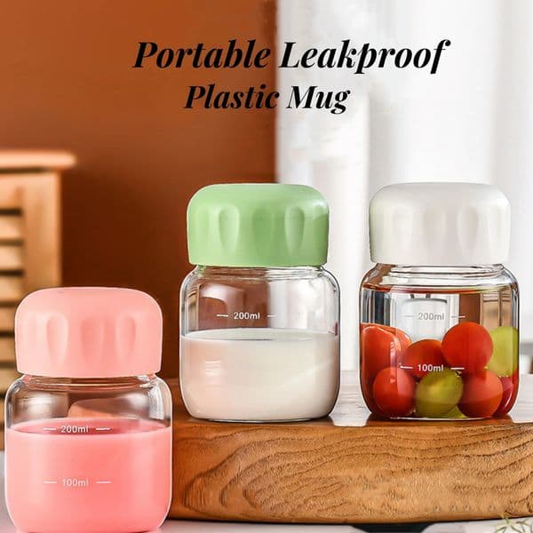 12Pcs 300ml Mini Plastic Milk Bottle Clear Portable Coffee Mug with Time Marker for Travel Outdoor Drinking Cups Holiday Gifts 250825
