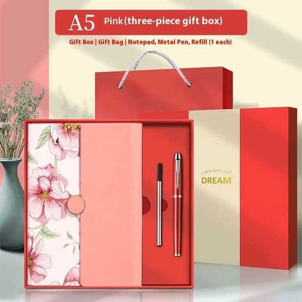 Thickened and Upgraded Highend Notebook Diary Gift Box Set A5 Retro Highend PU Leather Classic Travel Diary X250825