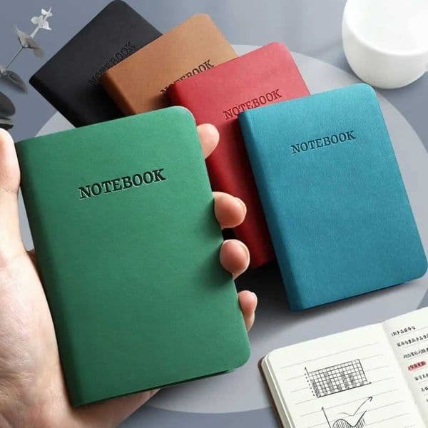 1Pcs A7 Mini Notebook Portable Pocket Notepad Memo Diary Planner Agenda Organizer Office School Stationery X250825