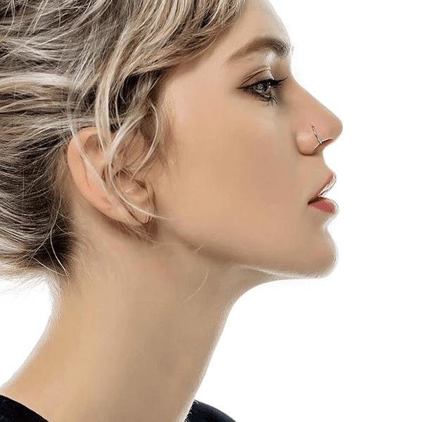 6Pcs 18G Stainles Steel Clicker Ring Seamless Lip Nose Daith Cartilage Helix Tragus Hoop Ring