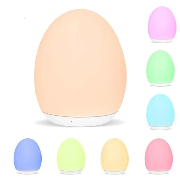 LED Dimmable Bedside Lamp Rechargeable Nursery Warm White Baby Sleeping Night 250825