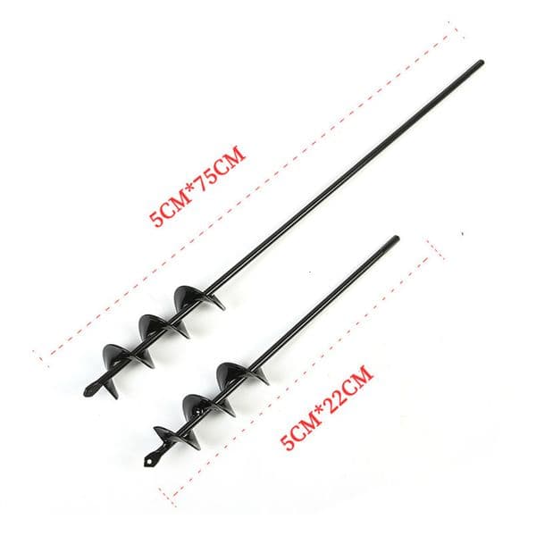 Digging Planting Hole Puncher hine Ground Auger Accessories Handheld Cordless Spiral Bit Drill Rod wholesale