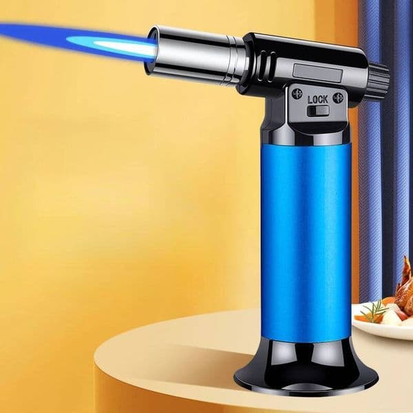 Hot Sales Big Firepower Jet Butane Gas Lighter Outdoor BBQ Kitchen Cooking Welding Torch Flame Gun Cigarette Tool
