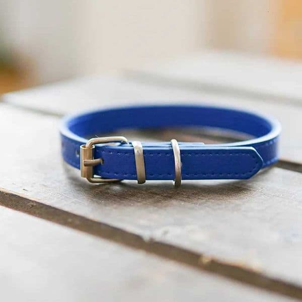 ute Solid Color Leather Dog Collar Adjustable Cat Necklace Puppy Neck Strap Suitable for Medium and Small Dogs Pet SuppliesXJ250826