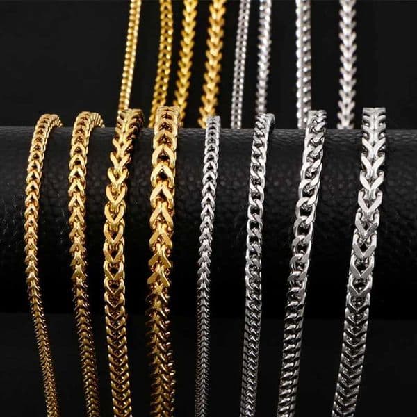 100 Stainless Steel Round Ground Necklace for Men Hiphop Style Threecolor Combination Fasteners Jewelry Give Boyfriend GiftXJ250826