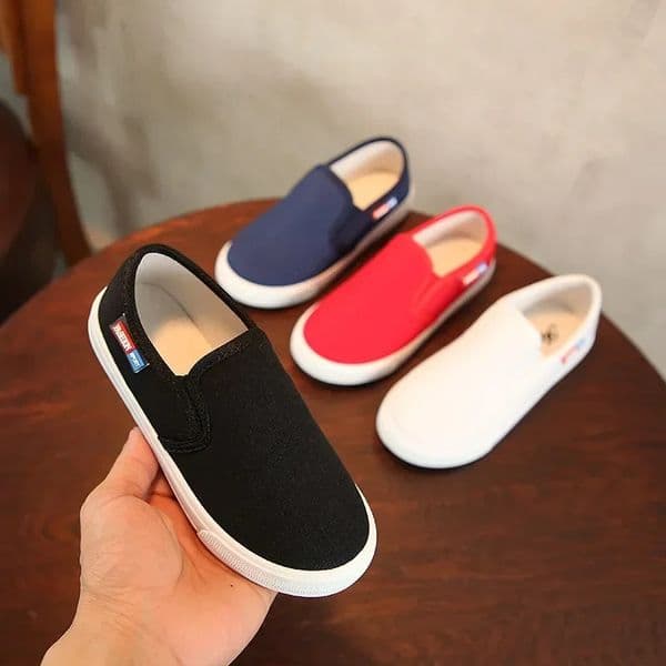 School Children Canvas Shoes Fashion Unisex Kids Casual Shoes for Boys Girls Childrens Sneakers Soft Breathable AllMatch White250825BJ