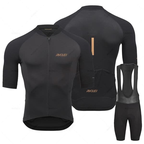 2025 Rvouei Pro Team Bicycle Clothing Men Road Bike Wear Racing Clothes Breathable Cycling Jersey Set Ropa Ciclismo Maillot 250822