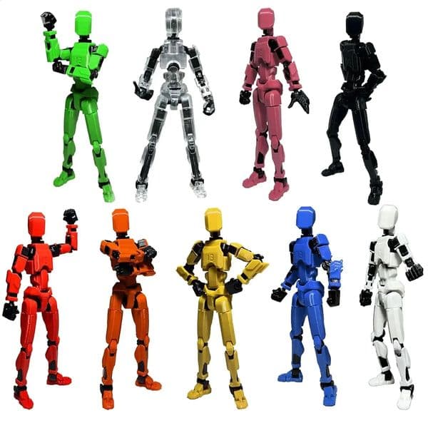 MultiJointed Movable Shapeshift Robot 2.0 3D Printed Mannequin Dummy 13 Action Figures Toys Kids Adults Parentchildren Games 250826BJ