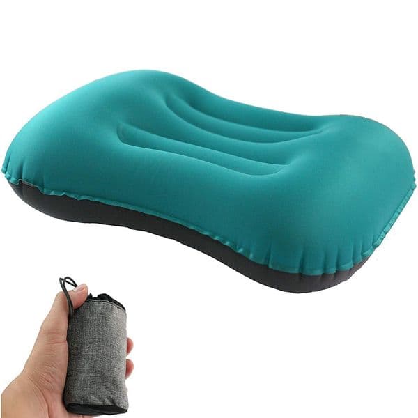 Ultra-Light Inflatable Portable Pillows Waterproof Cushions for Picnics Camping Travel-Easy Folding Small Pack Size