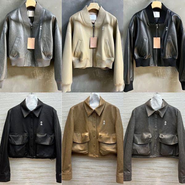 Y336 Designer fashion trendy Women's short leather jacket High-End texture short coat leather Jacket leading the new fashion trend of autumn and winter 33