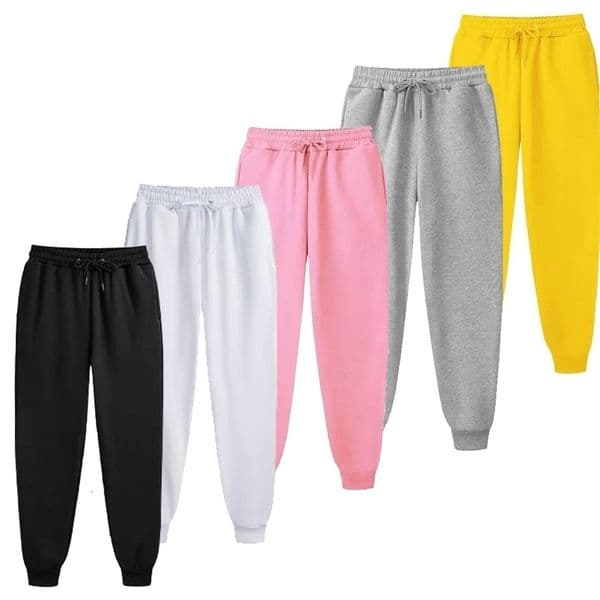 Mens Casual Sweatpants Fleece Sports Pants Unisex Fashion Solid Loose Trousers Streetwear Autumn Winter Jogging Fitness y250826BANJIA